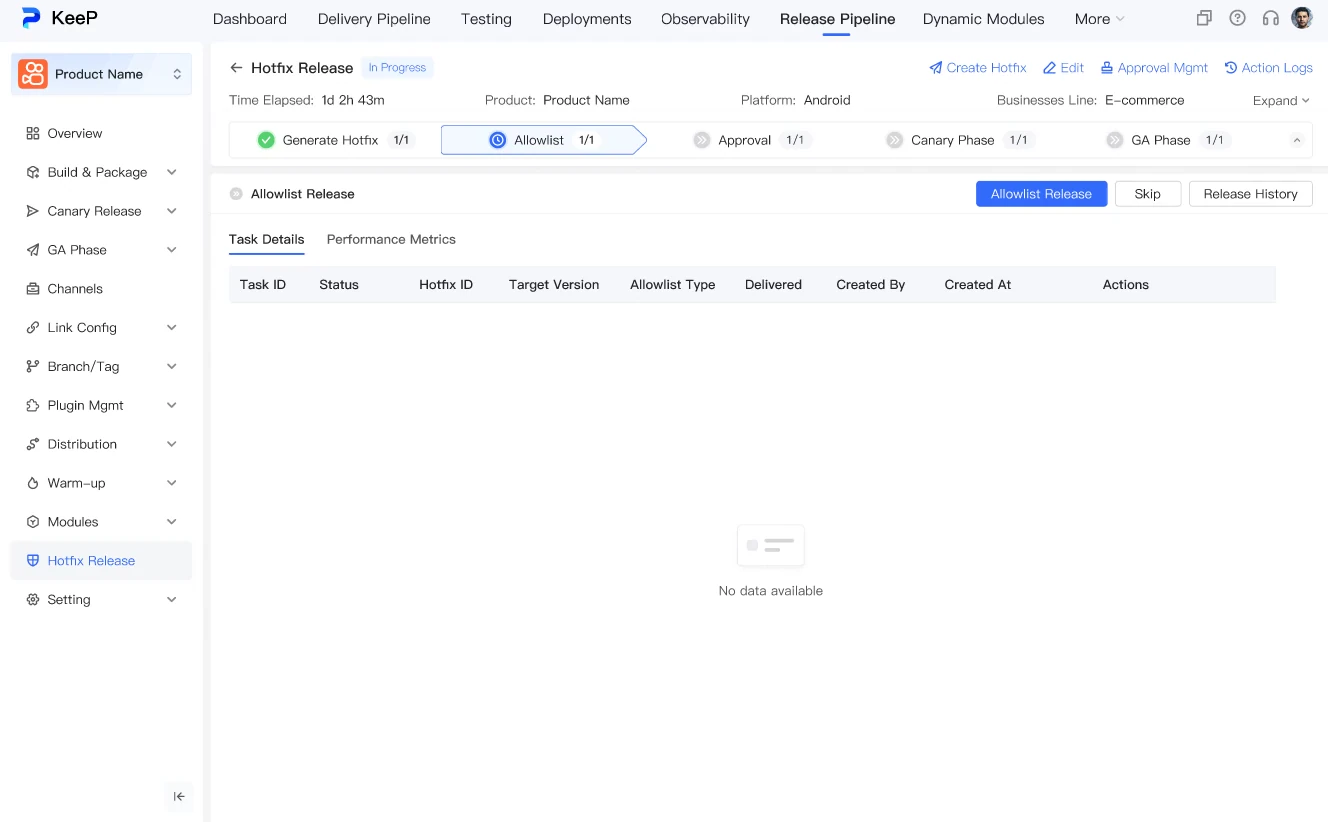 Controlled Allowlist Deployment